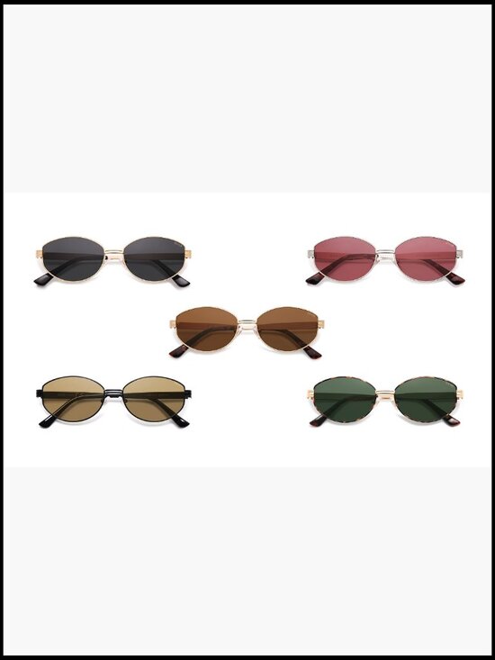 Metal Frame Polarized Sunglasses with UV400 TAC Lenses